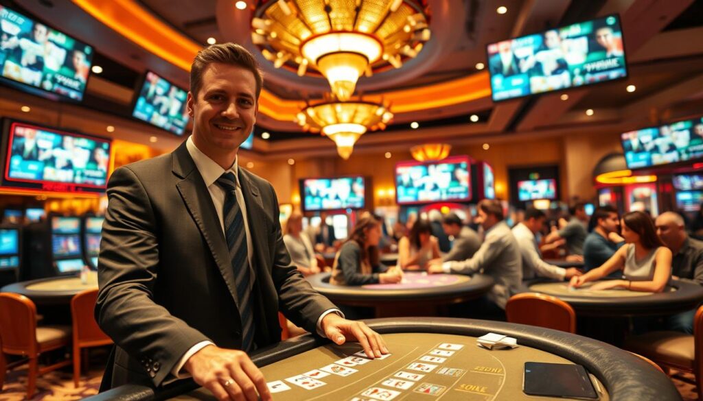 คาสิโนสดที่ถ่ายทอดตรง ลุ้นมันแบบเรียลไทม์